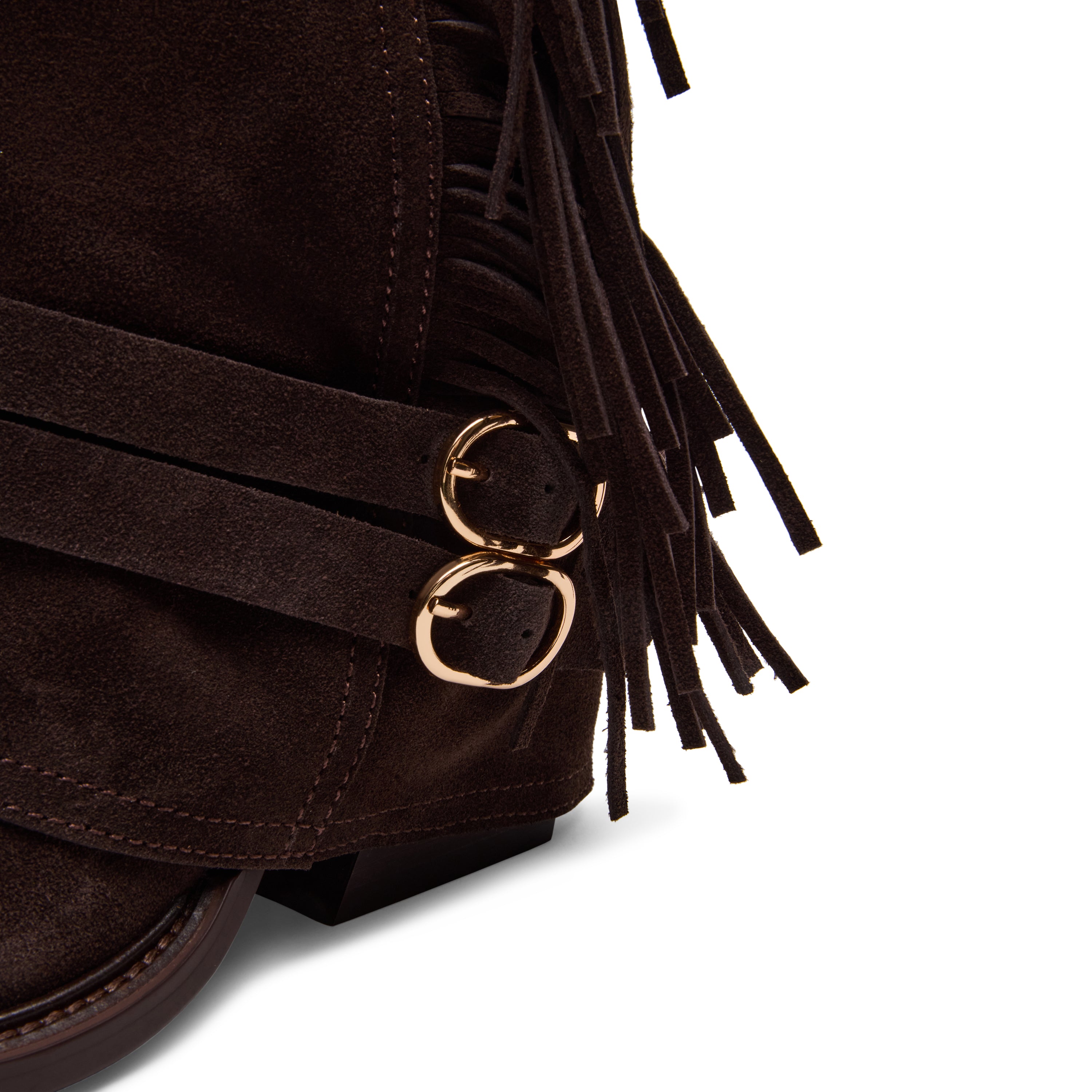 Steve Madden Hadly botte western suède marron