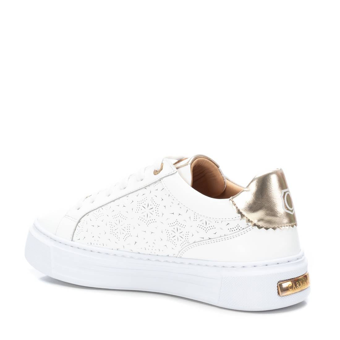 Carmela 16131705 sneakers cuir doré ajourées
