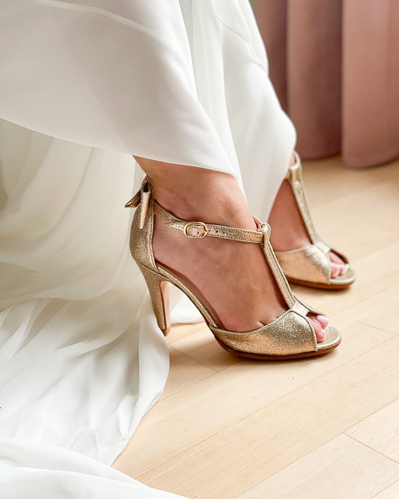 Dessine Moi Un Soulier Charlotte sandale paillette champagne 35-36