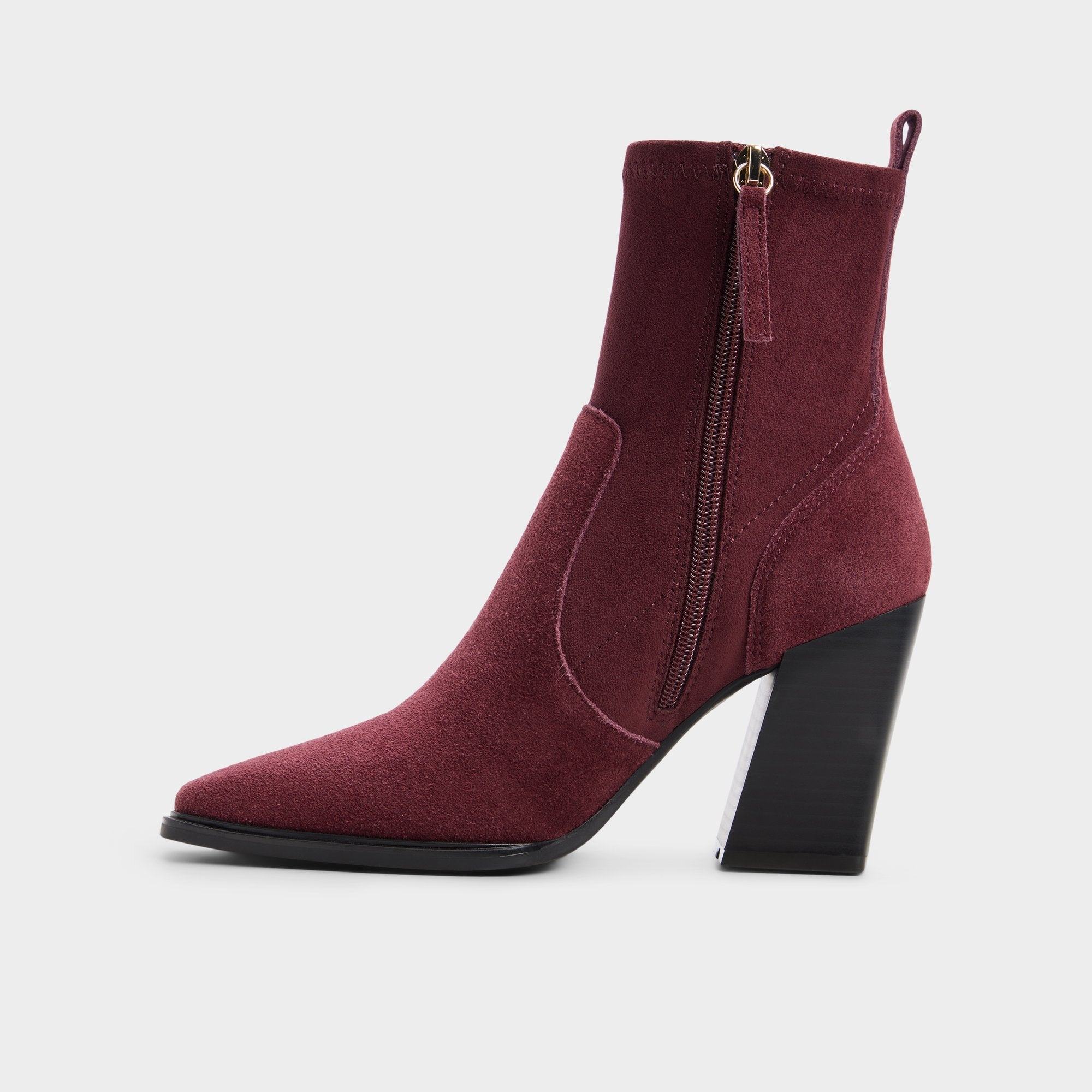 ALDO Ganinio bottines suède bordeaux