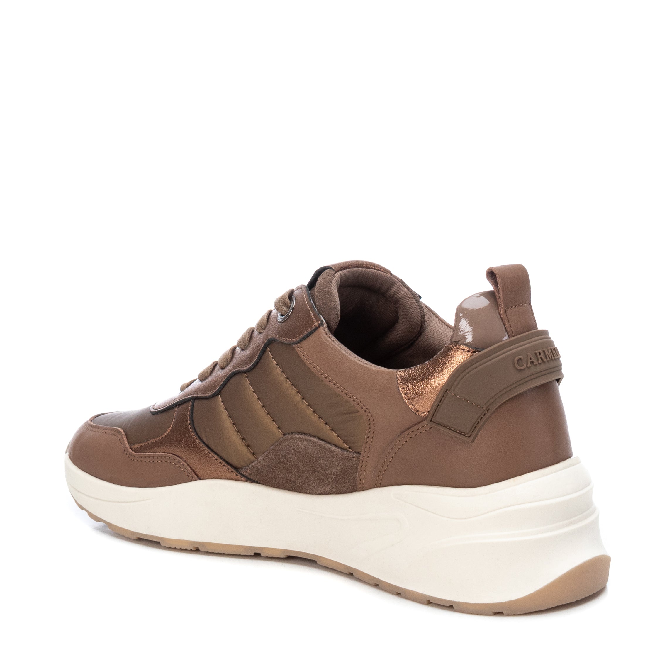 Carmela 16015403 baskets femme marron cuir
