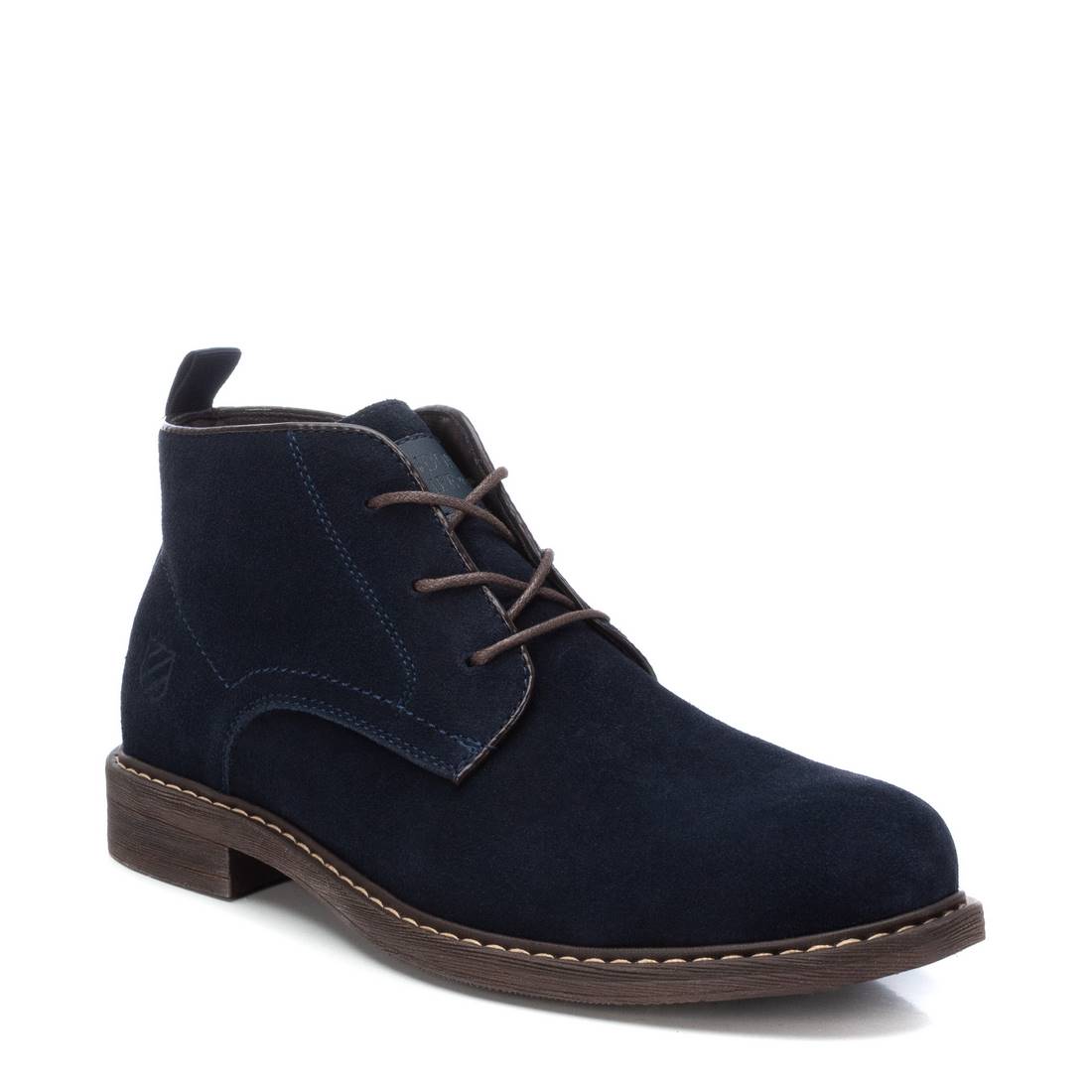 Carmela 16193902 bottine homme bleu cuir véritable