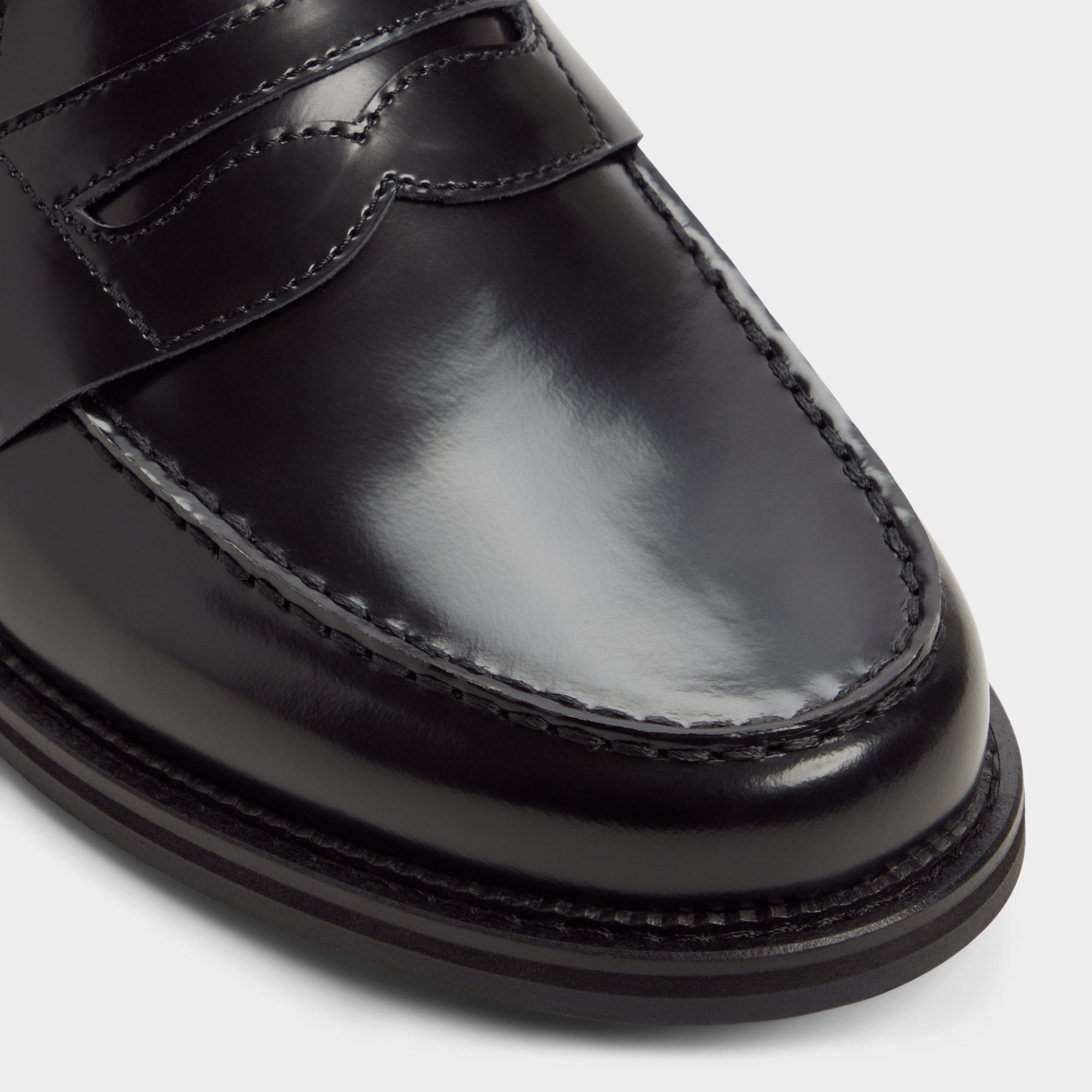 ALDO Ruffus mocassin noir femme coussinet confort