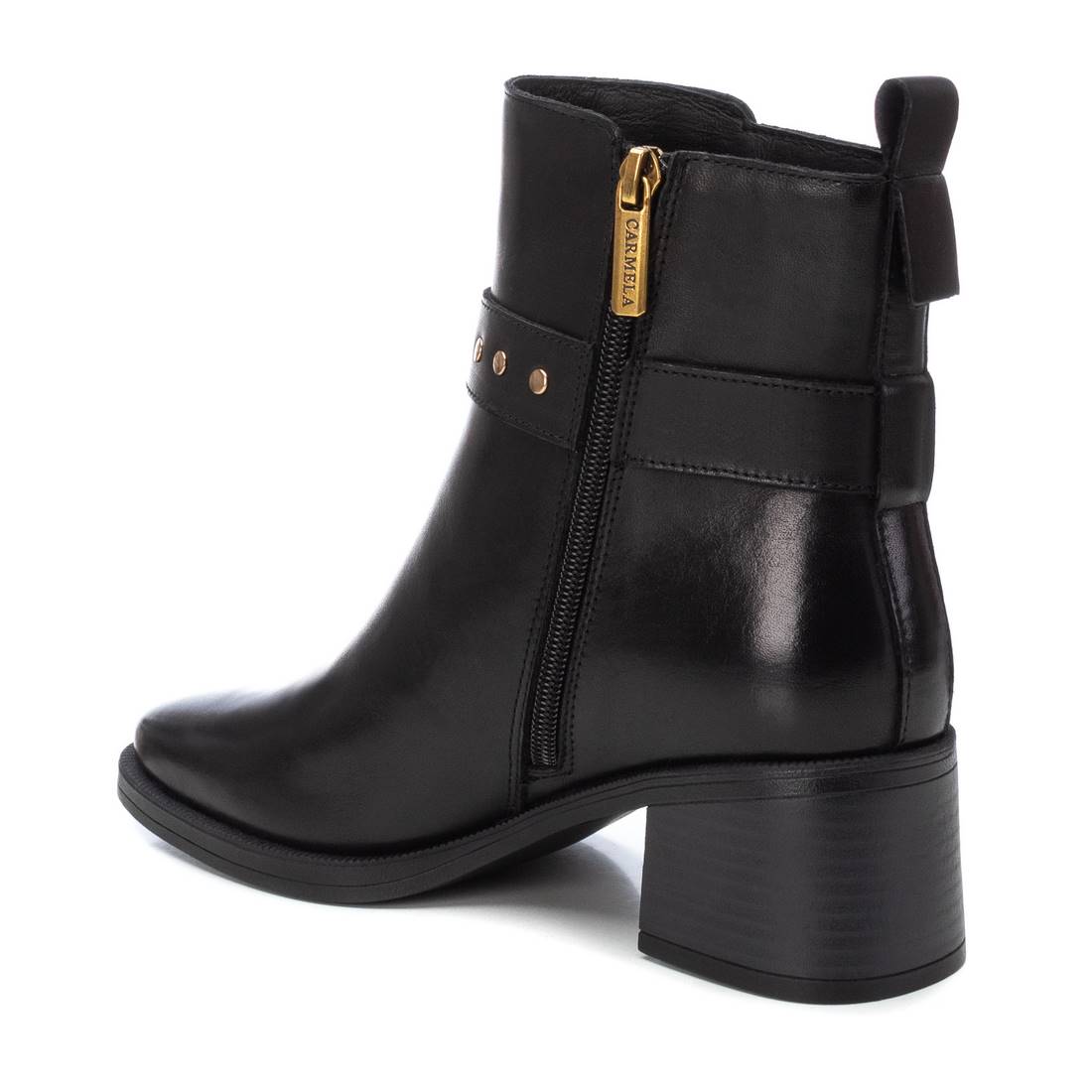 Carmela 16199902 bottine cuir noir talon 7 cm