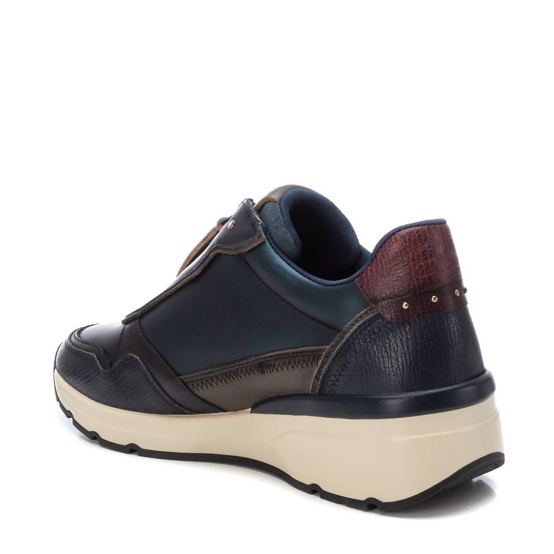 Carmela 16183005 basket cuir bleu plateforme