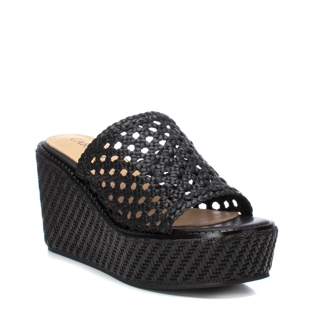 Carmela 16148303 sandales femme noir cuir