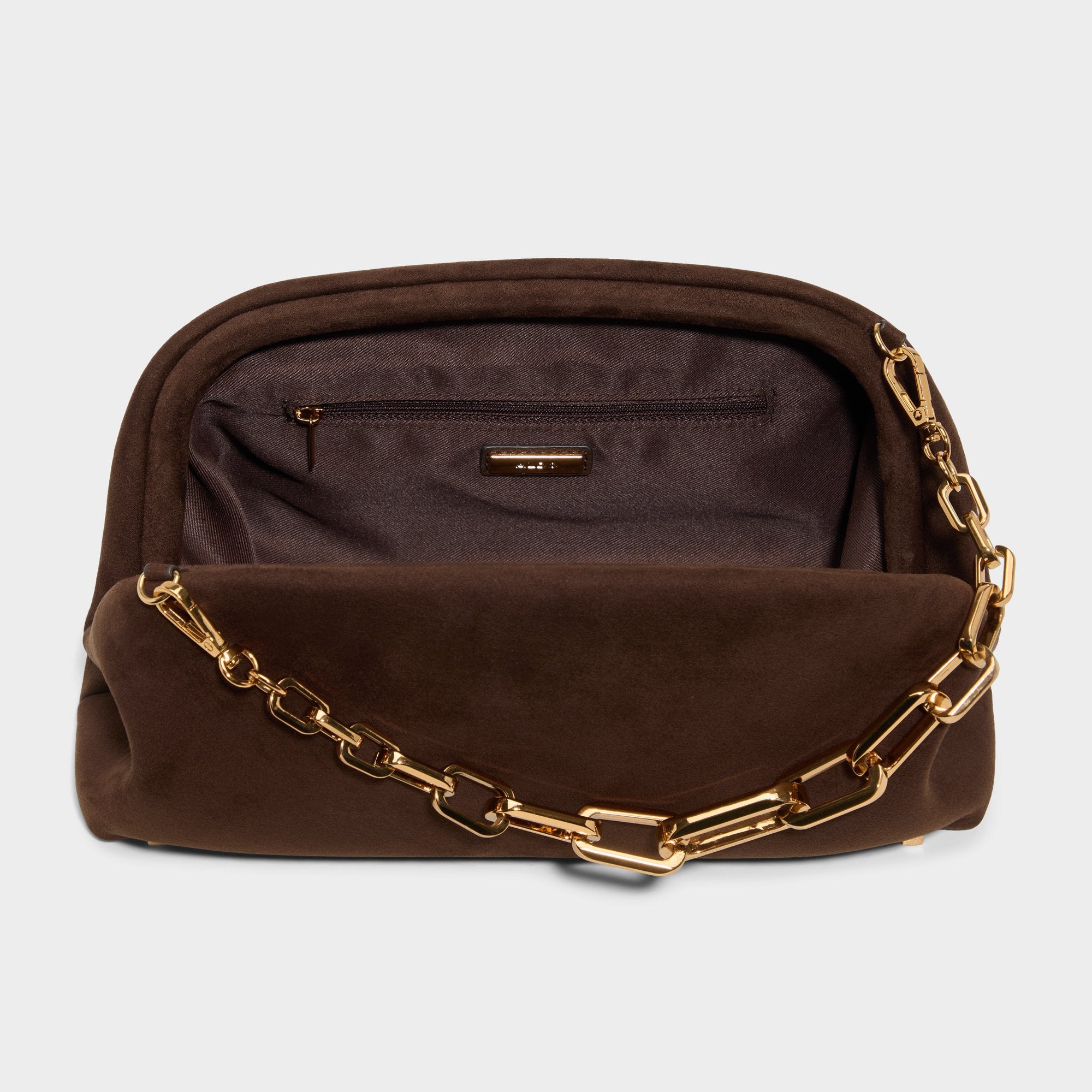 ALDO The 9-to-9 Bag sac épaule marron chaîne