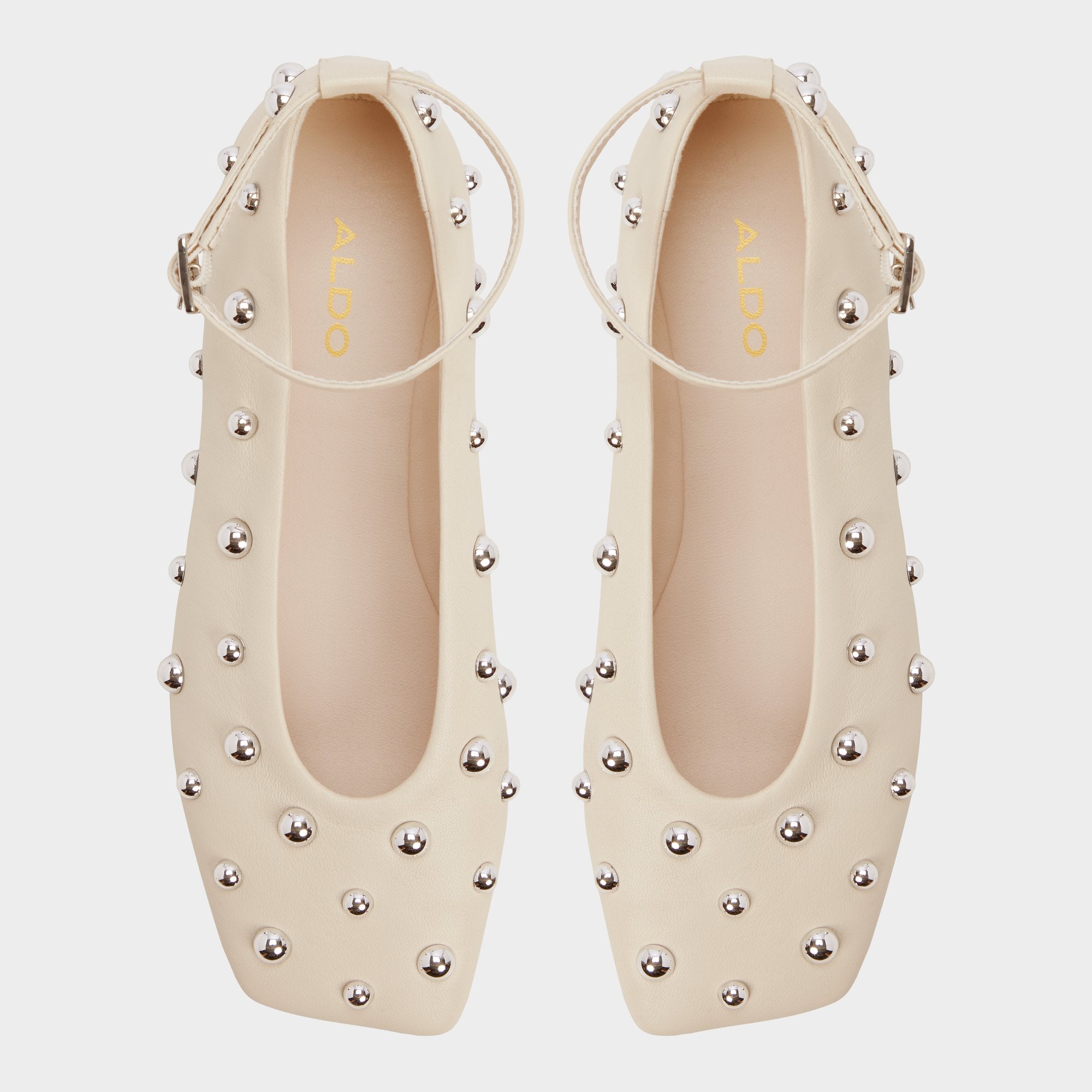 ALDO Beralalden ballerines cuir clous bracelet