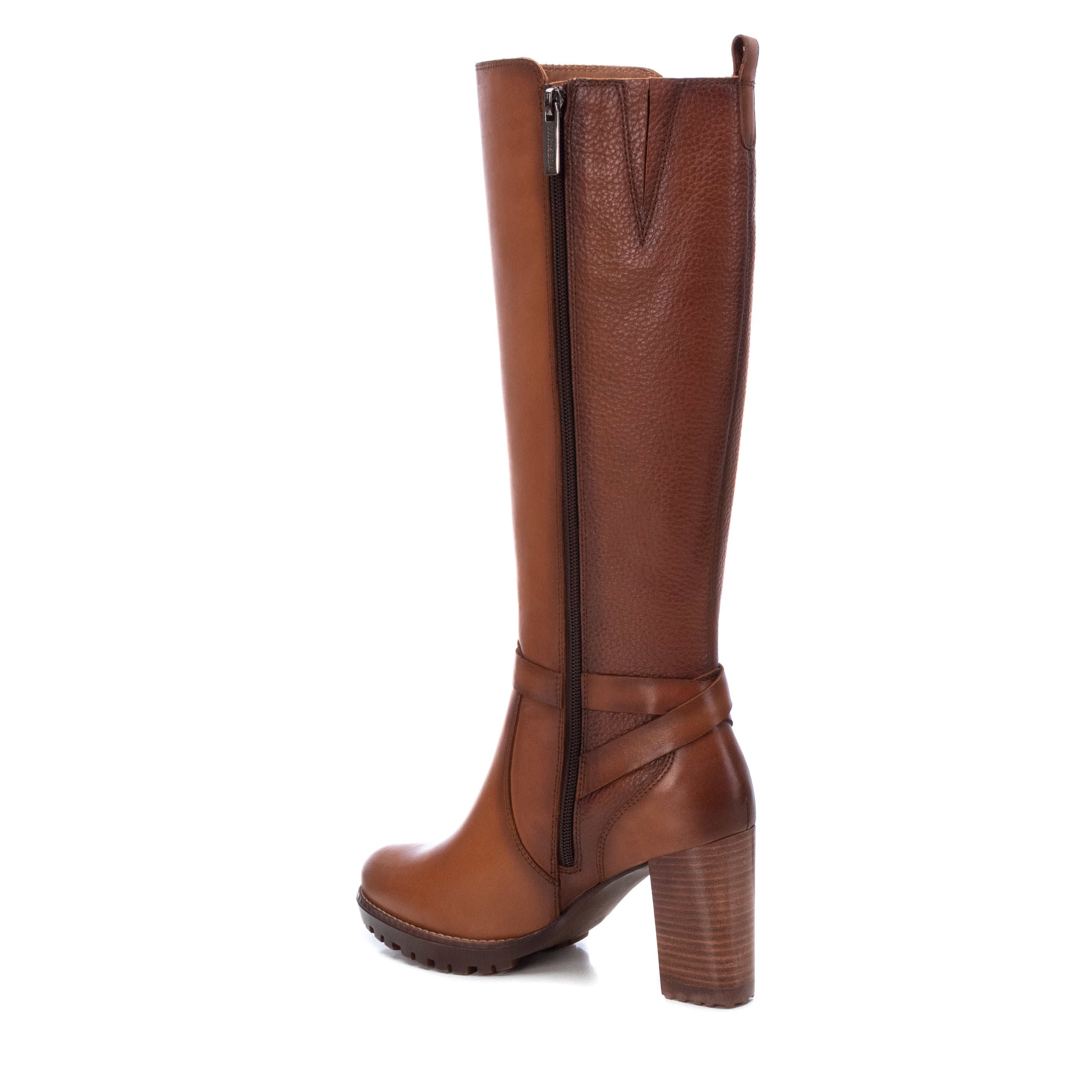Carmela 16005502 botte cuir marron talon 9 cm