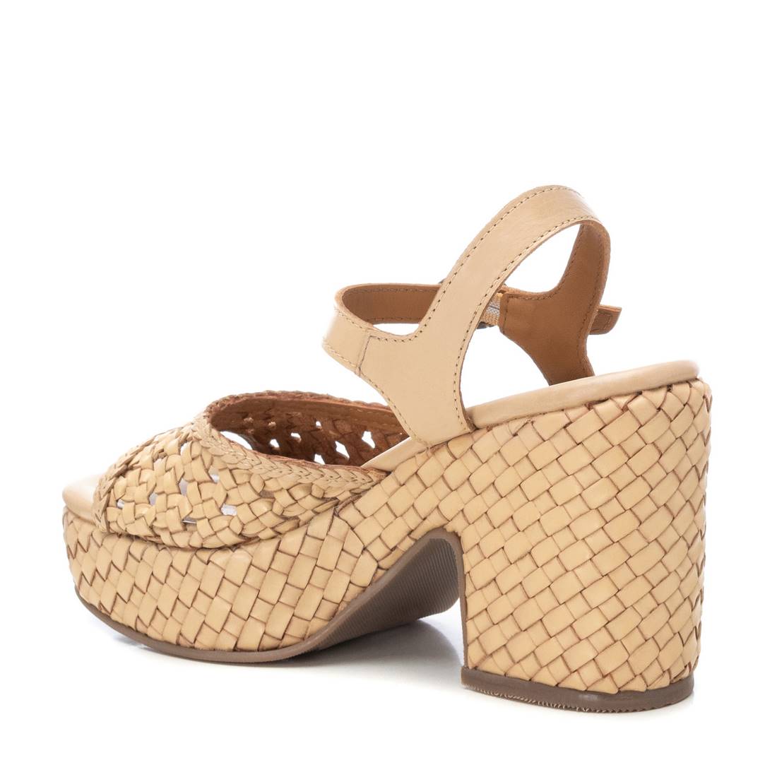 Carmela 16163704 sandale talon haut marron cuir