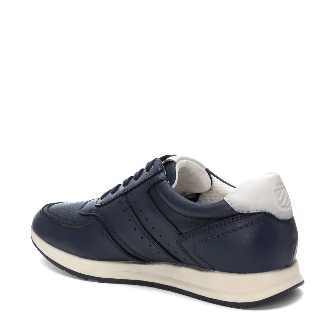 Carmela 16214703 basket homme cuir bleu marine lacets