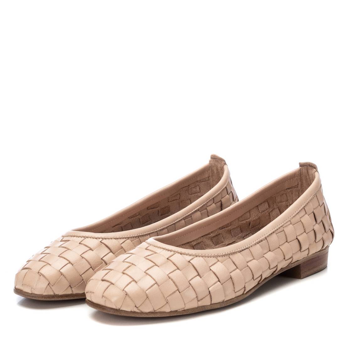 Carmela 16166201 Ballerines Femme Marron Cuir Tressé