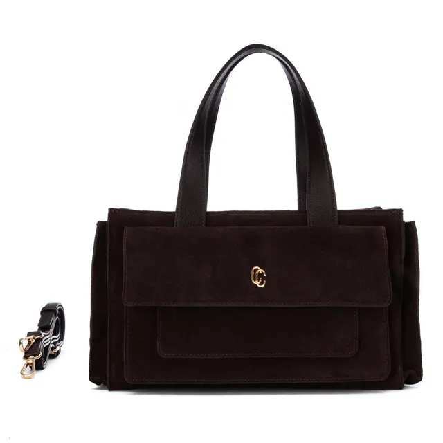 Carmela 18625401 sac cuir marron bandoulière