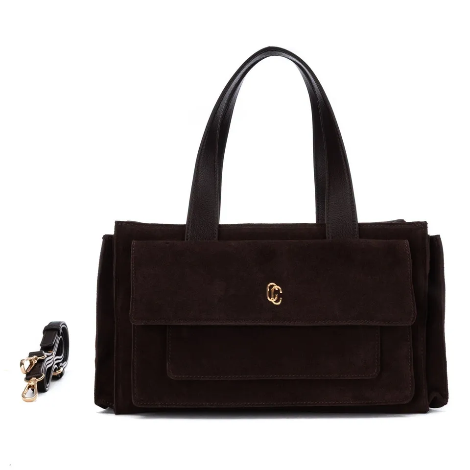Carmela 18625401 sac cuir marron bandoulière