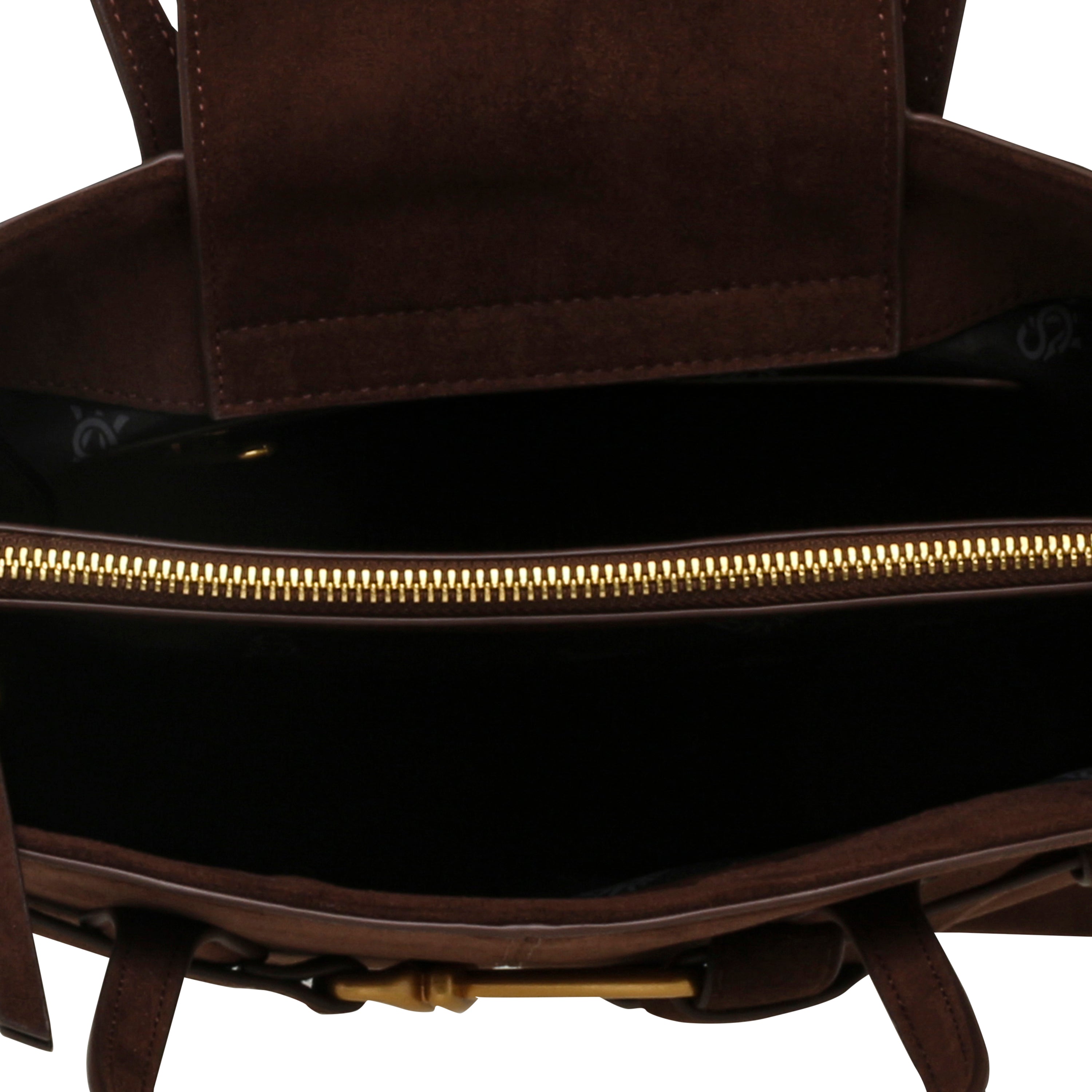 Steve Madden Bjoplin sac shopper chocolat doré