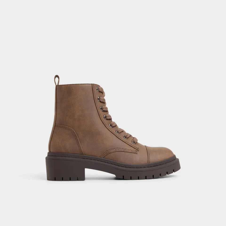 Aldo Goer bottines combat marron à semelle crantée