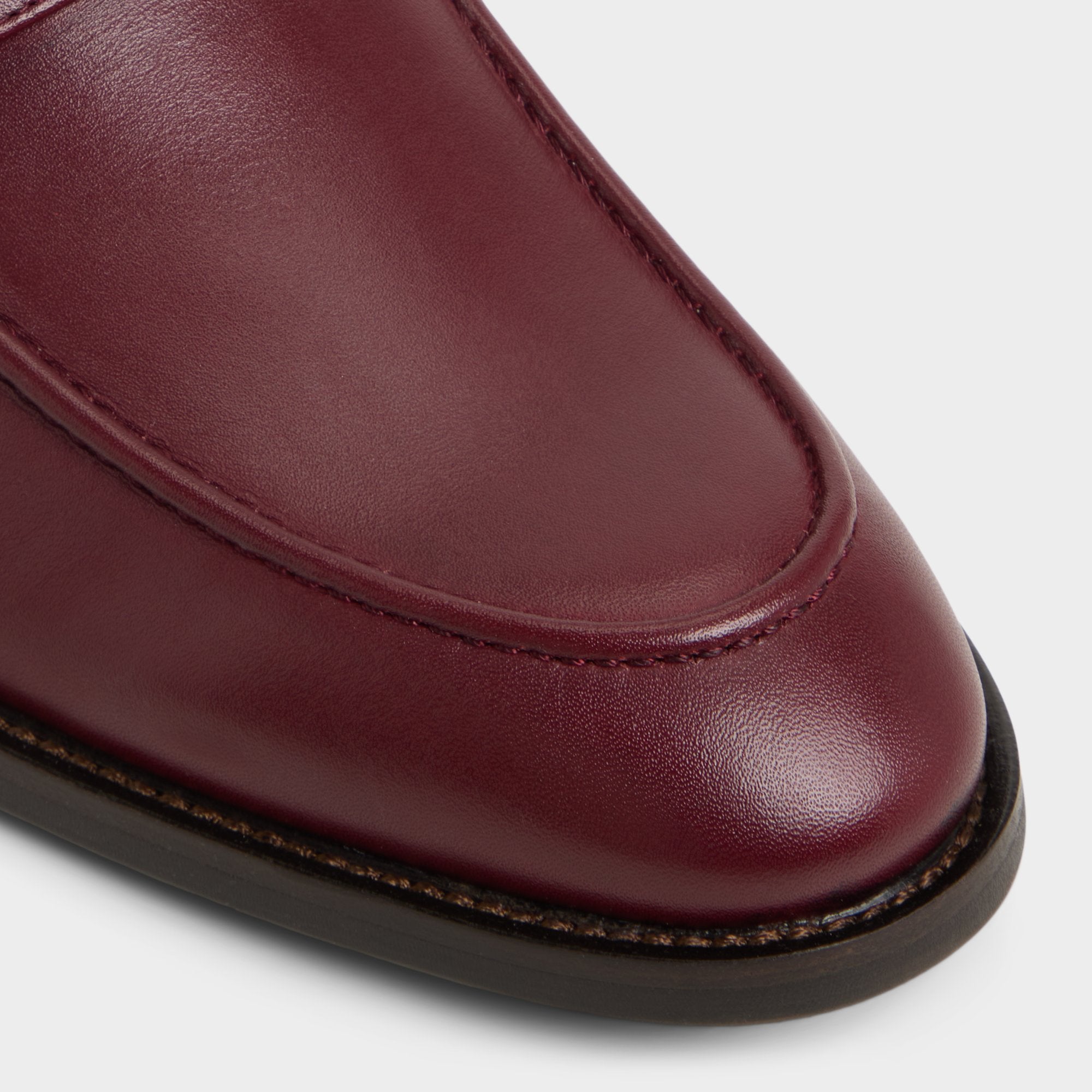 ALDO Beck mocassin cuir bordeaux