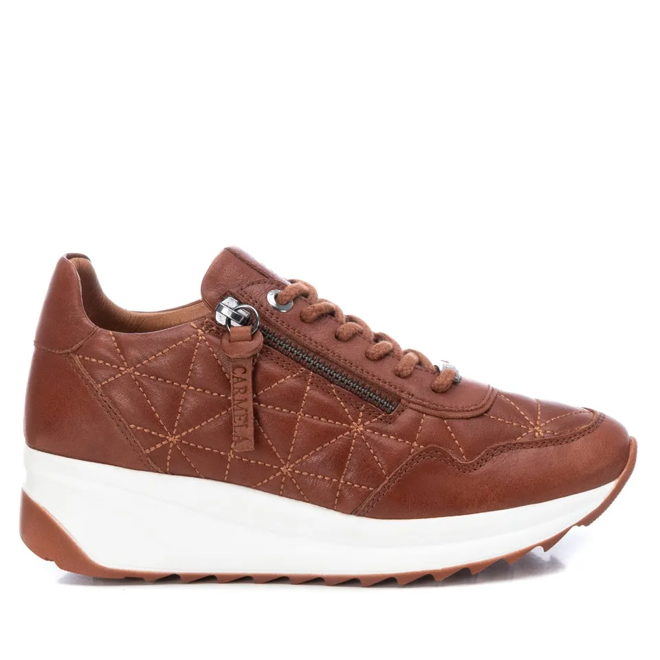 Carmela 16020903 basket femme marron cuir véritable