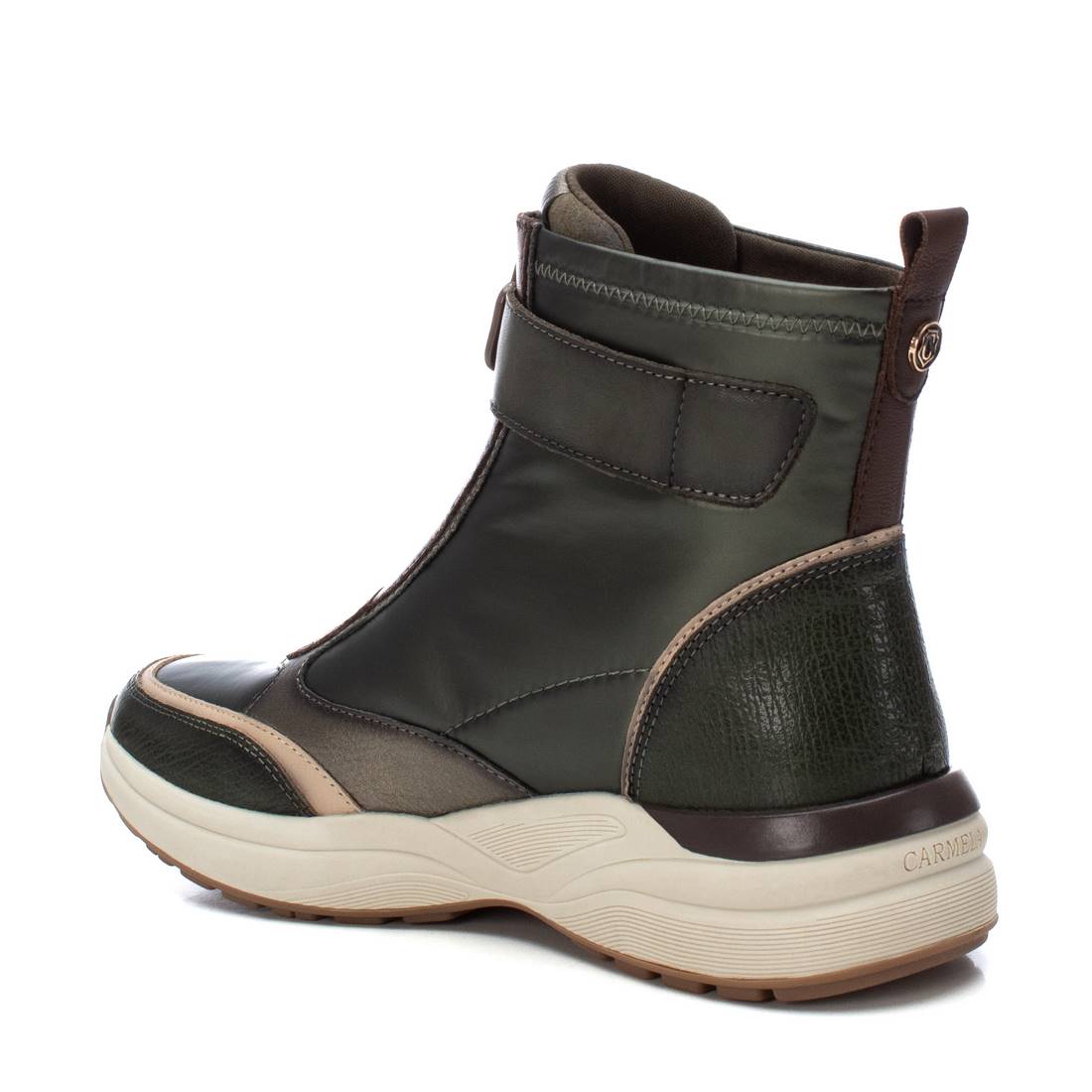 Carmela 16196202 sneakers femme vert cuir épaisse