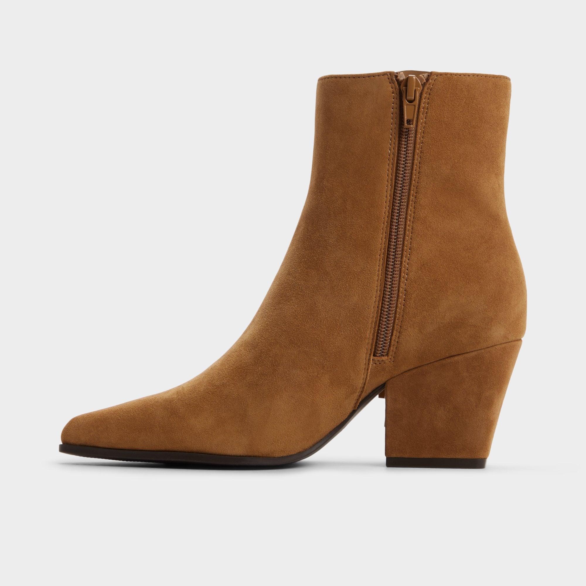 ALDO Shaniah bottes suède franges marron talon bloc