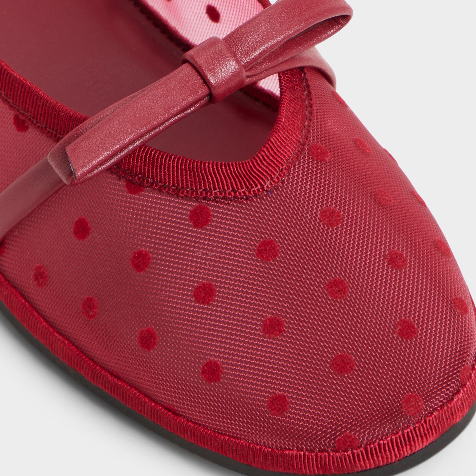 ALDO Aurabella ballerines mesh cerise