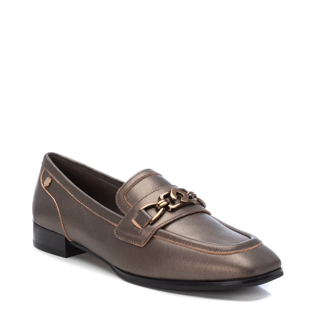 Carmela 16198601 mocassins cuir gris plat