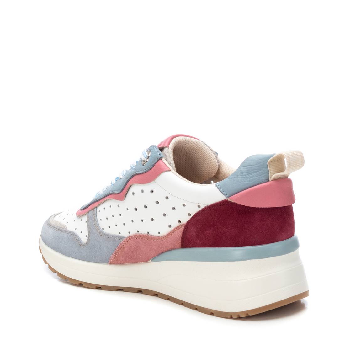 Carmela 16226906 derbie cuir jeans perforé