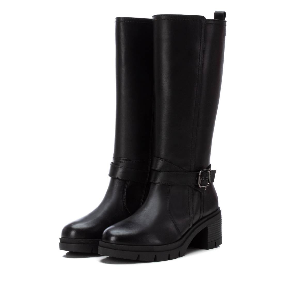 Carmela 161976 16197602 bottes motardes femme noir talon 7 cm