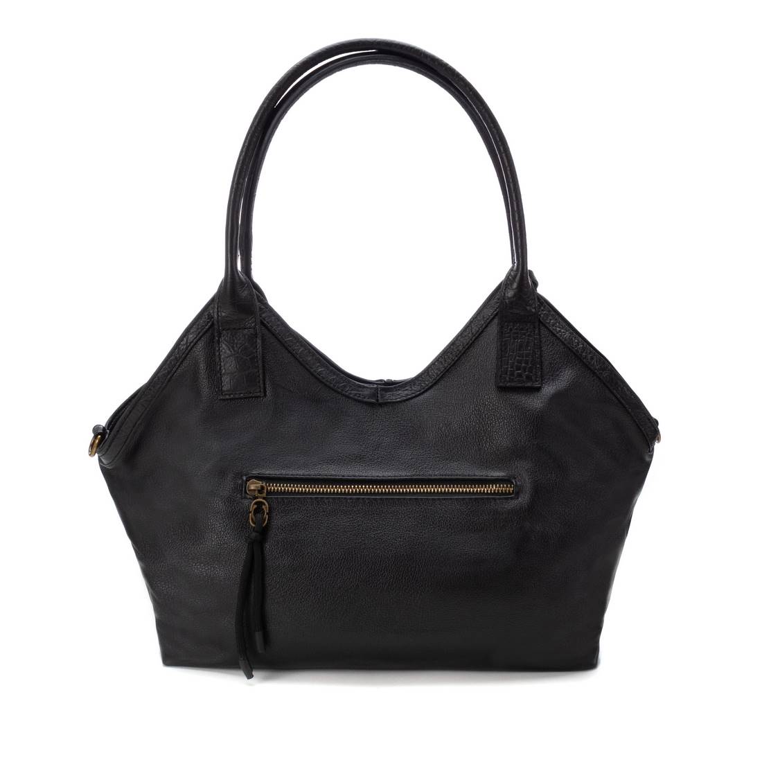 Carmela 18606901 sac noir cuir grand 43 cm