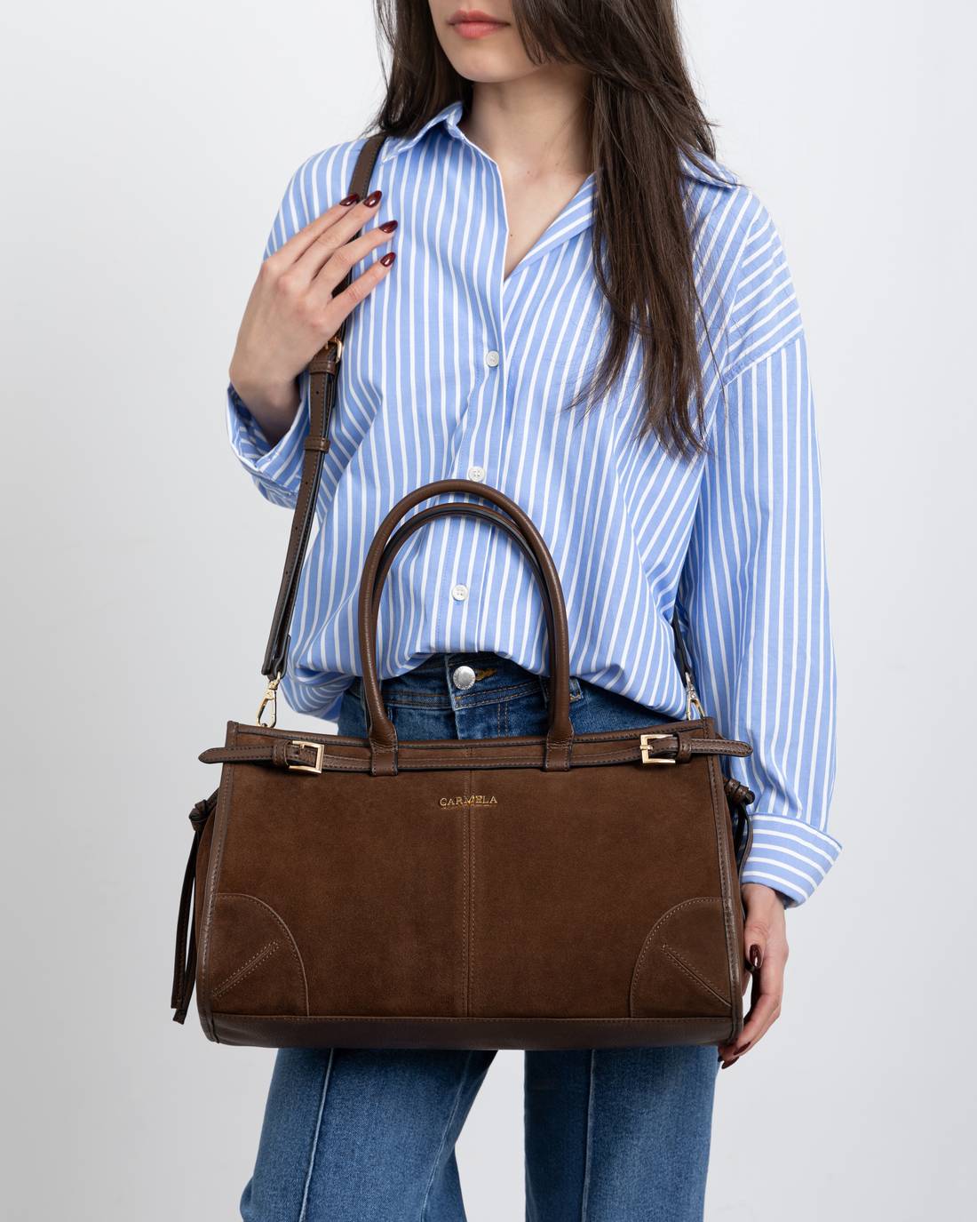 Carmela 18616901 sac cuir marron