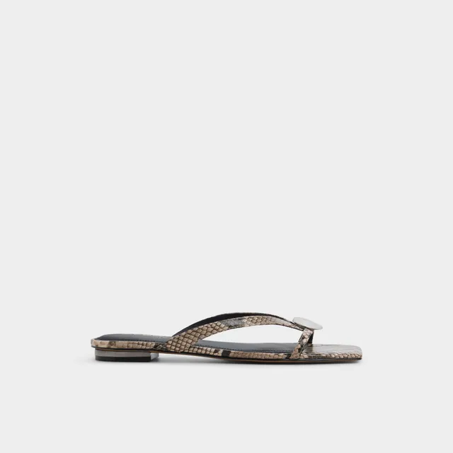 Aldo Iliria tongs femme imprimé serpent pointure 8