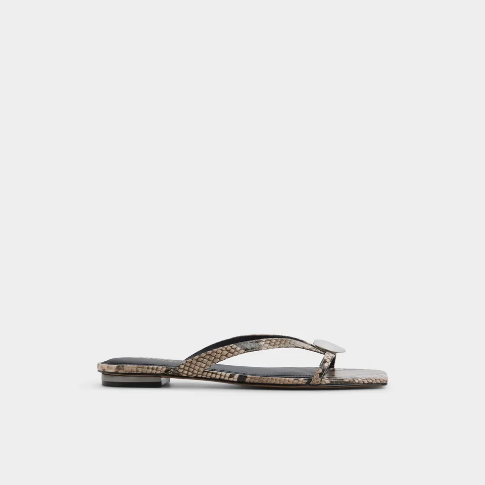 Aldo Iliria tongs femme imprimé serpent pointure 8
