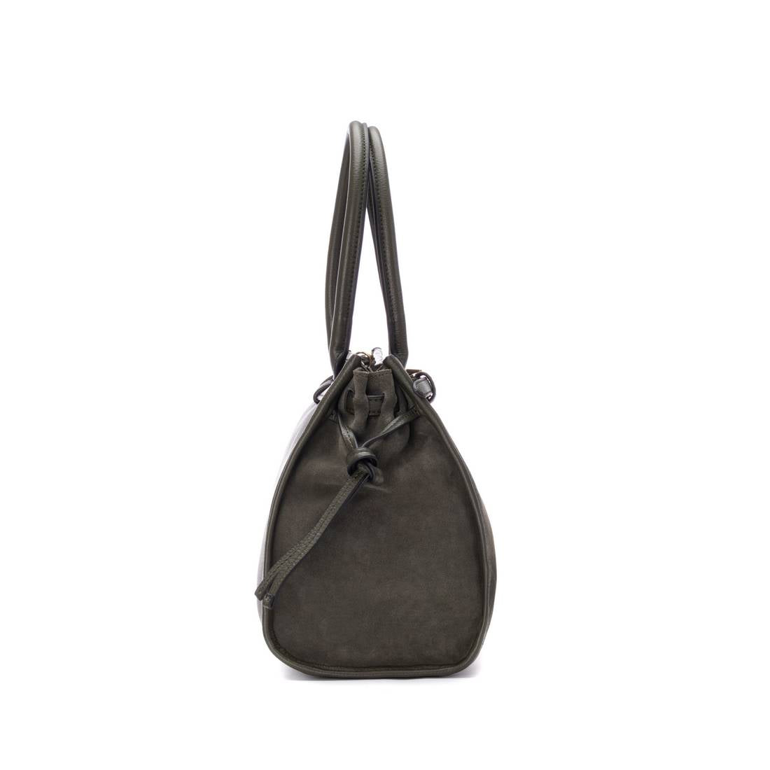 Carmela 18616904 sac épaule kaki cuir véritable