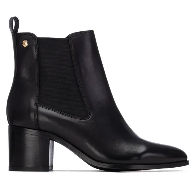 Carmela 16271502 bottines cuir noir zip