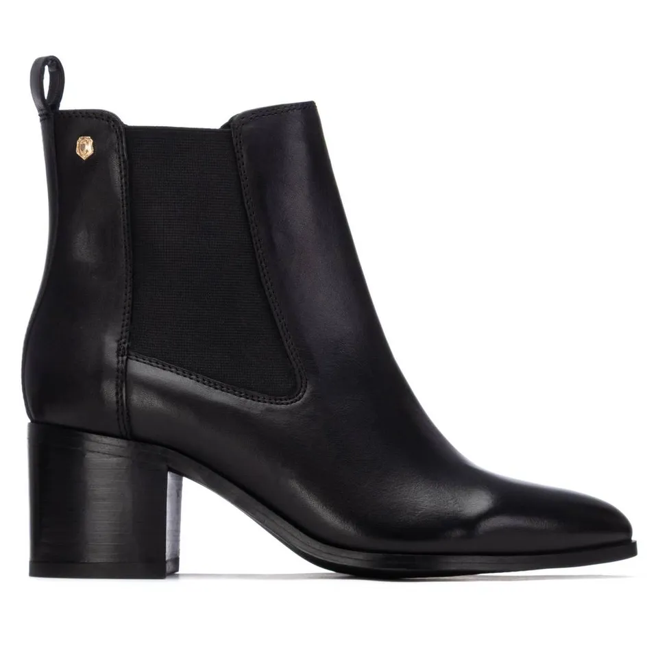 Carmela 16271502 bottines cuir noir zip