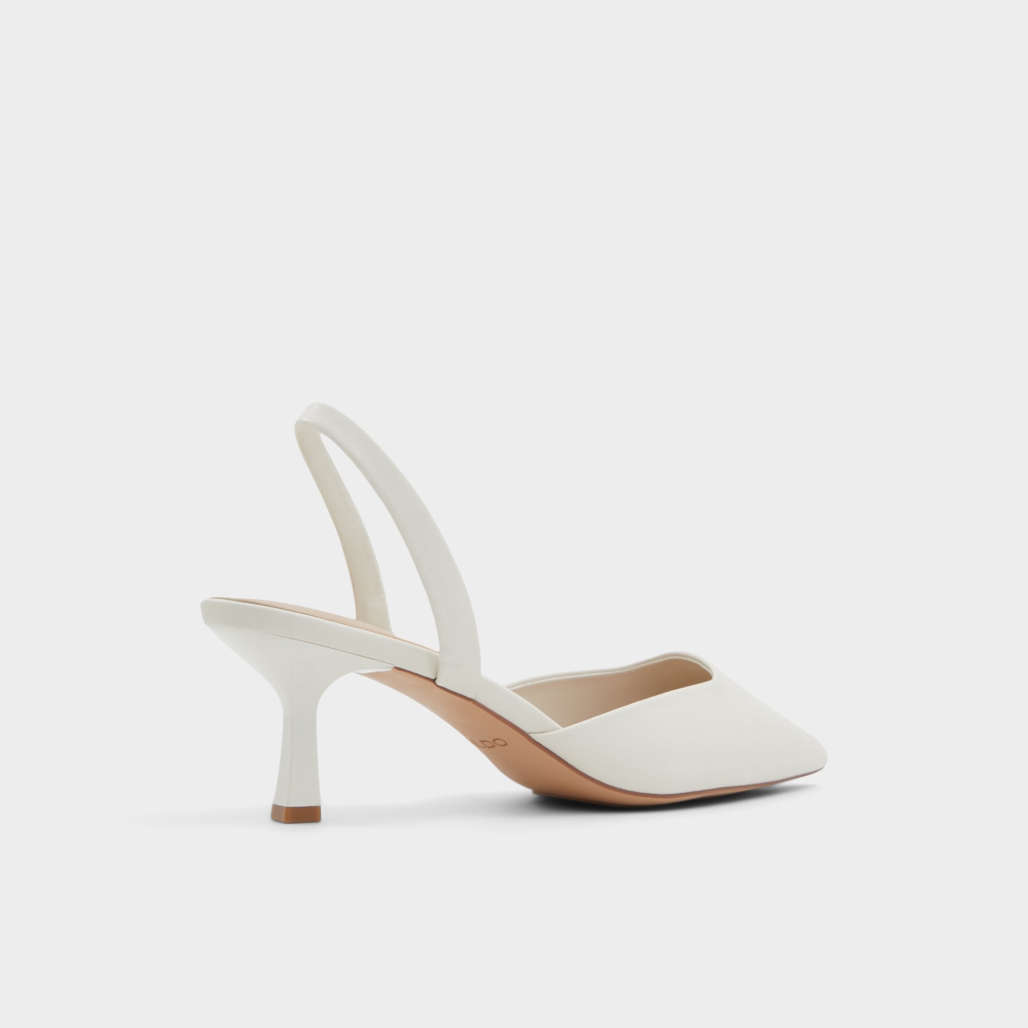 ALDO Gavedessi escarpins blancs talon kitten