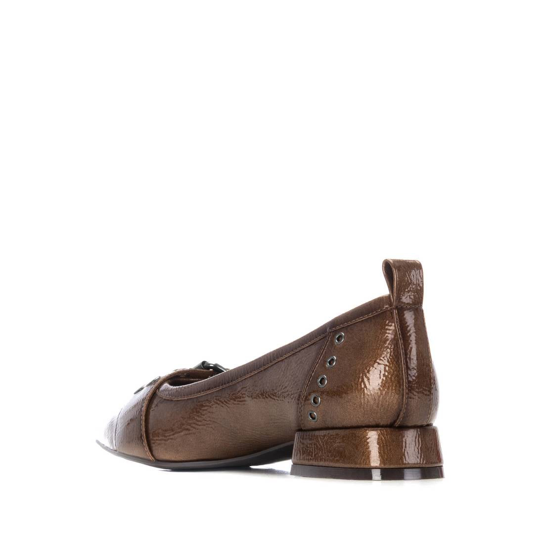 Carmela 16270902 ballerine à talon marron verni