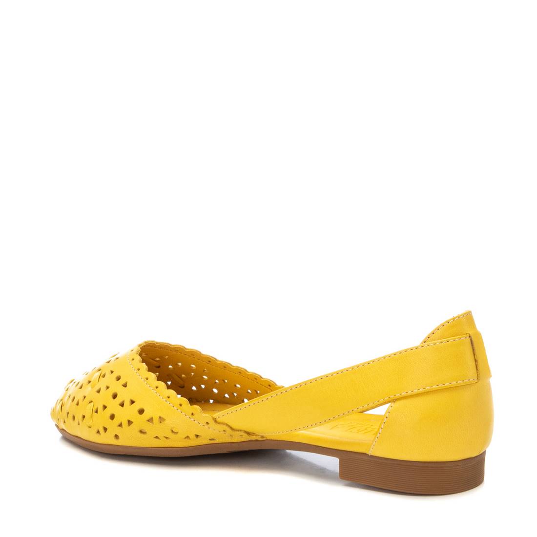 Carmela 16158102 ballerine cuir jaune ajourée