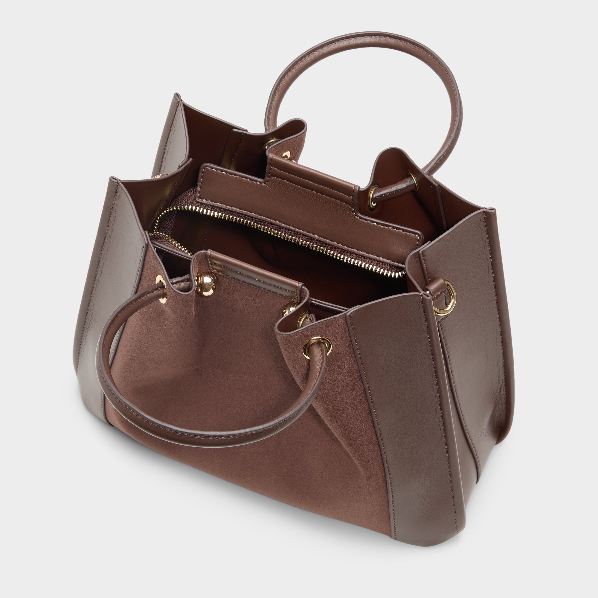 ALDO Maxiaa sac seau femme marron suède