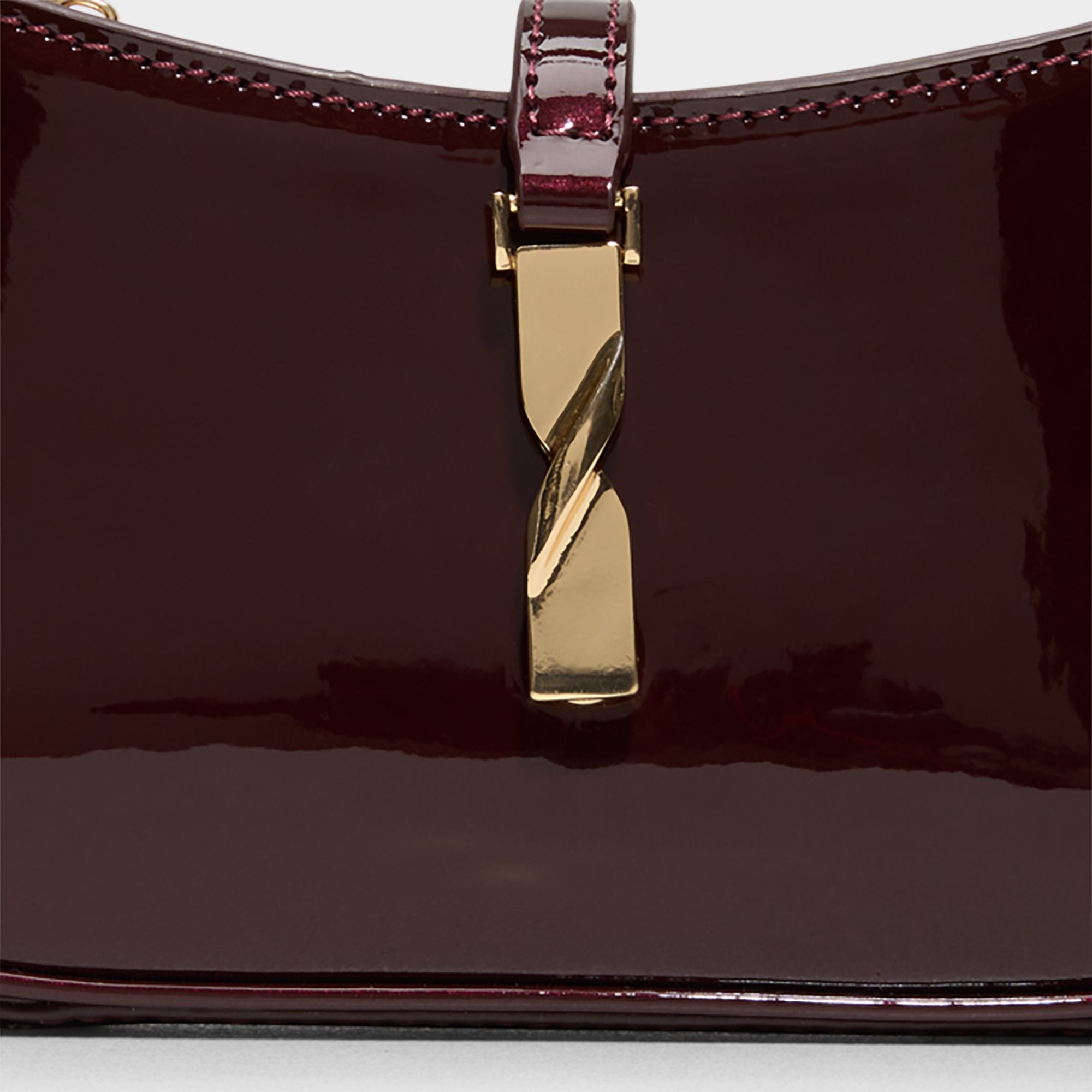 Aldo Abriellaa sac bandoulière verni marron