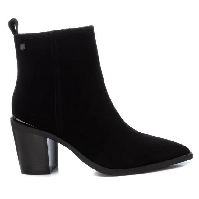Carmela 16189504 bottines cuir noir talon 9 cm