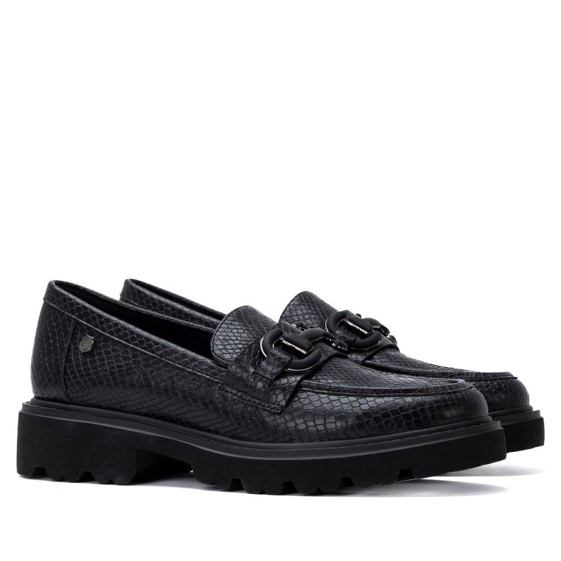 Carmela 16413801 mocassins noir semelle épaisse