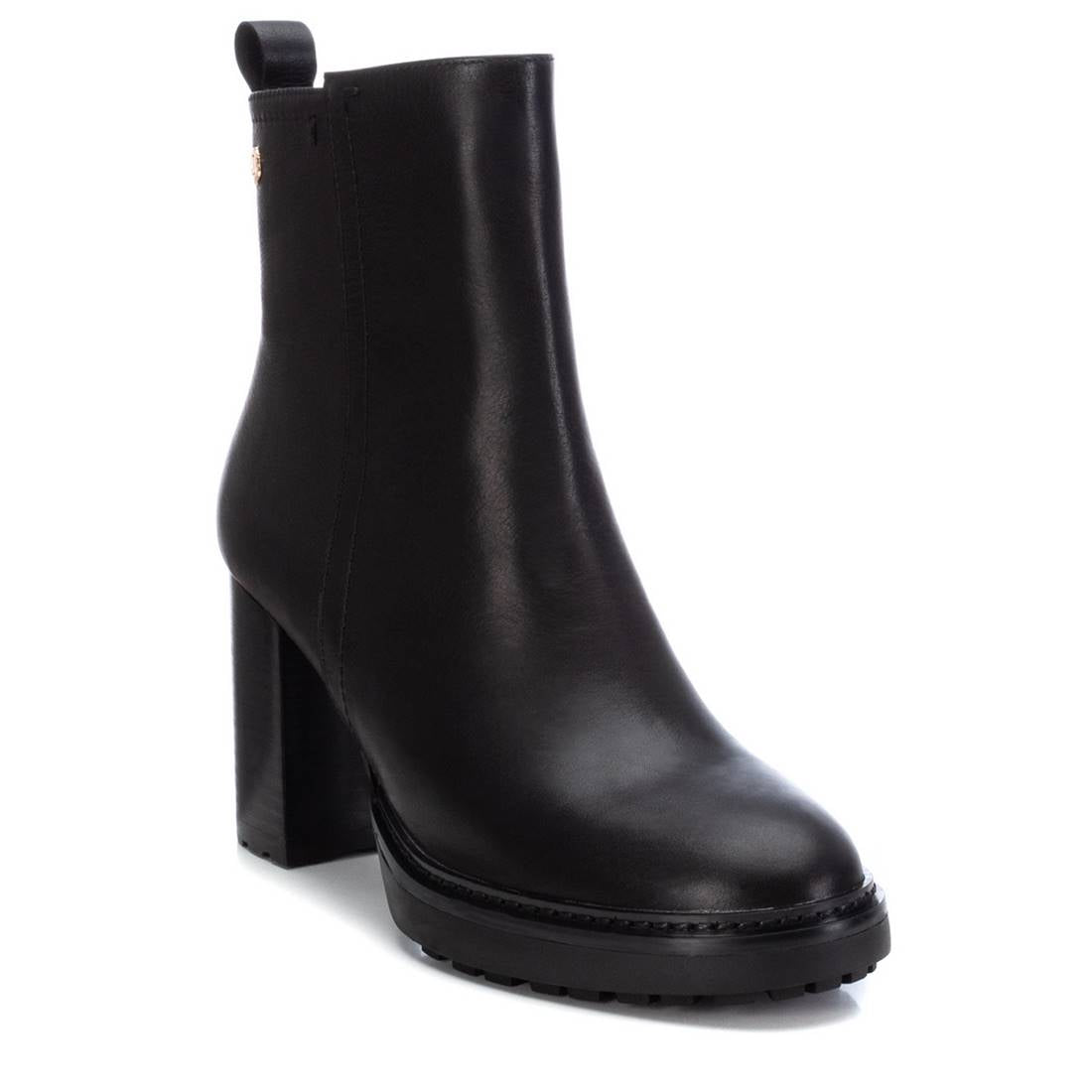 Carmela 16124101 bottines talon 8 cm cuir noir