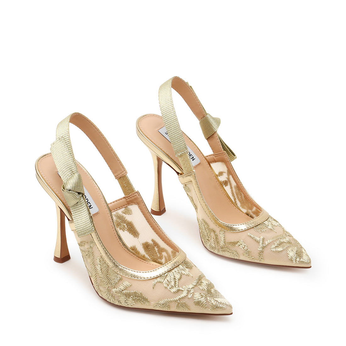 Steve Madden Brylie-MF escarpins doré slingback 10 cm