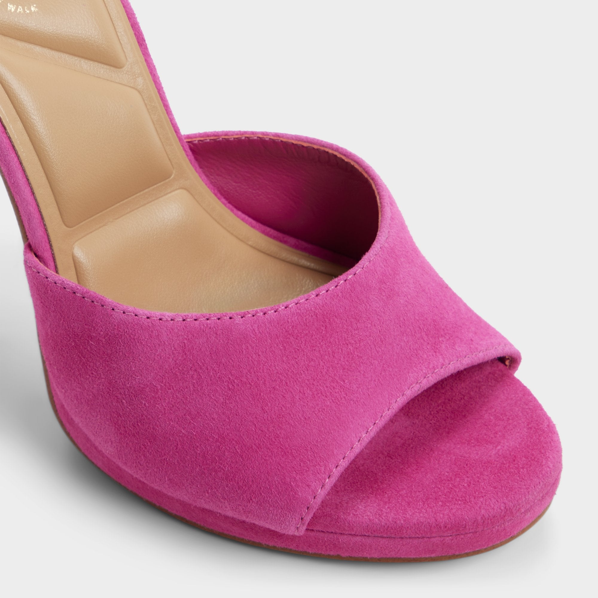 ALDO Rivieraa mules roses talon plateforme
