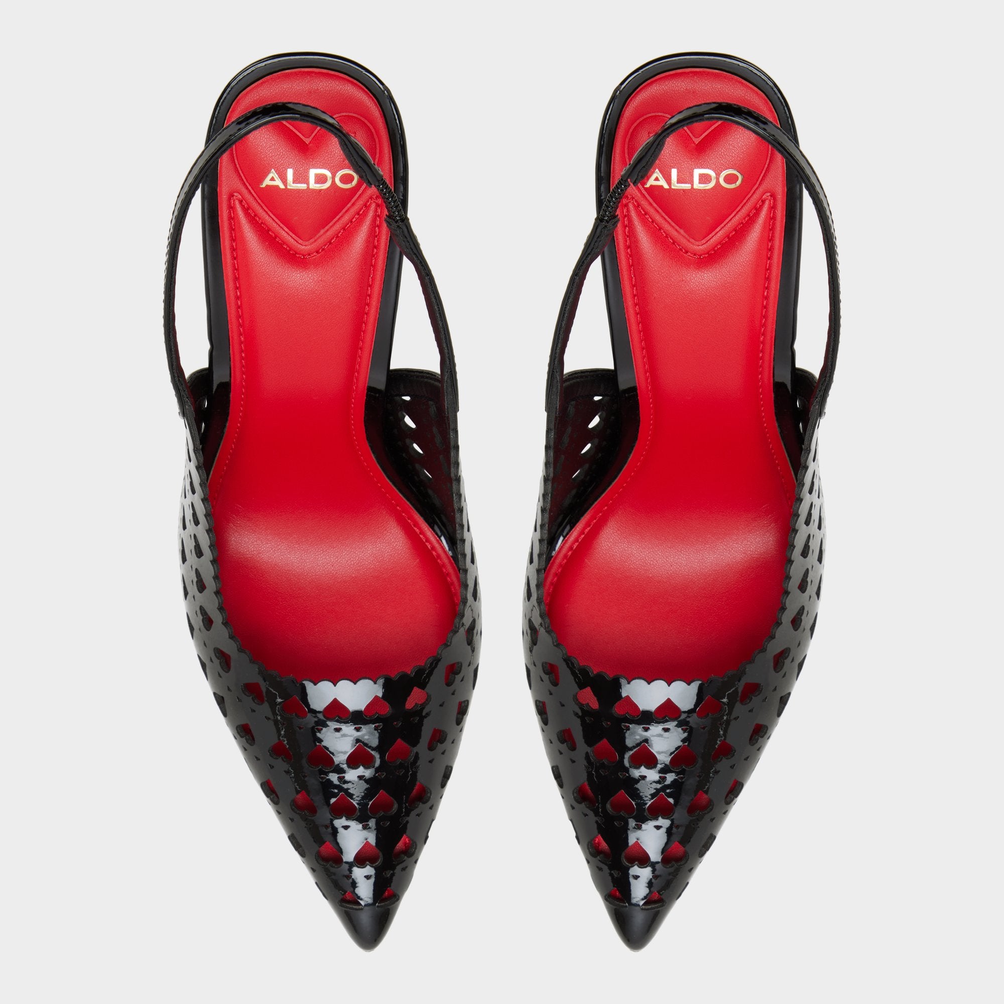 Aldo Lovesling escarpins noirs à bride arrière