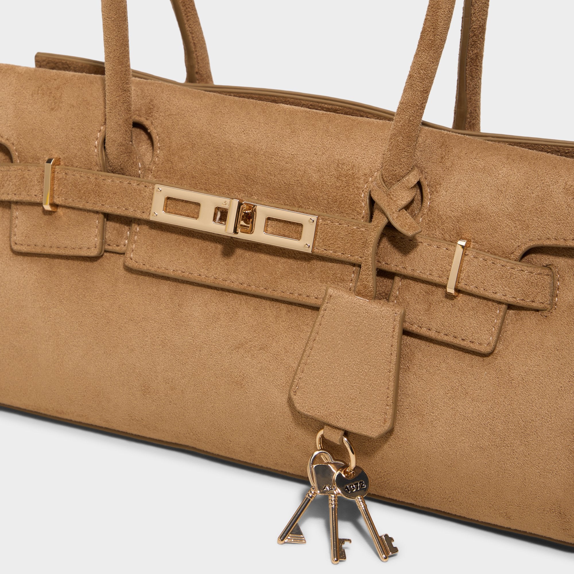 Aldo Katrinaax sac marron matelassé effet daim