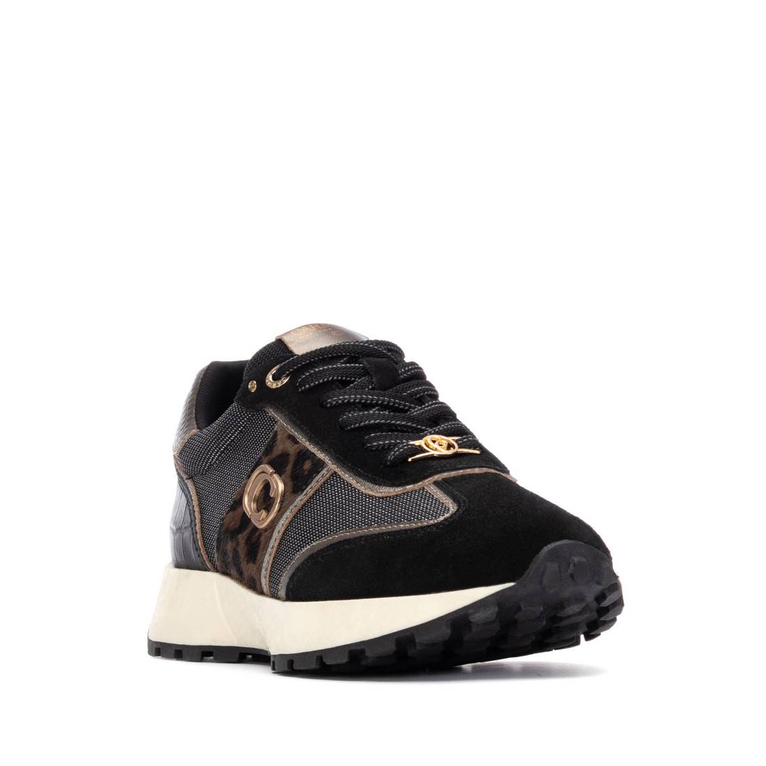 Carmela 16270203 sneaker effet cuir noir coco