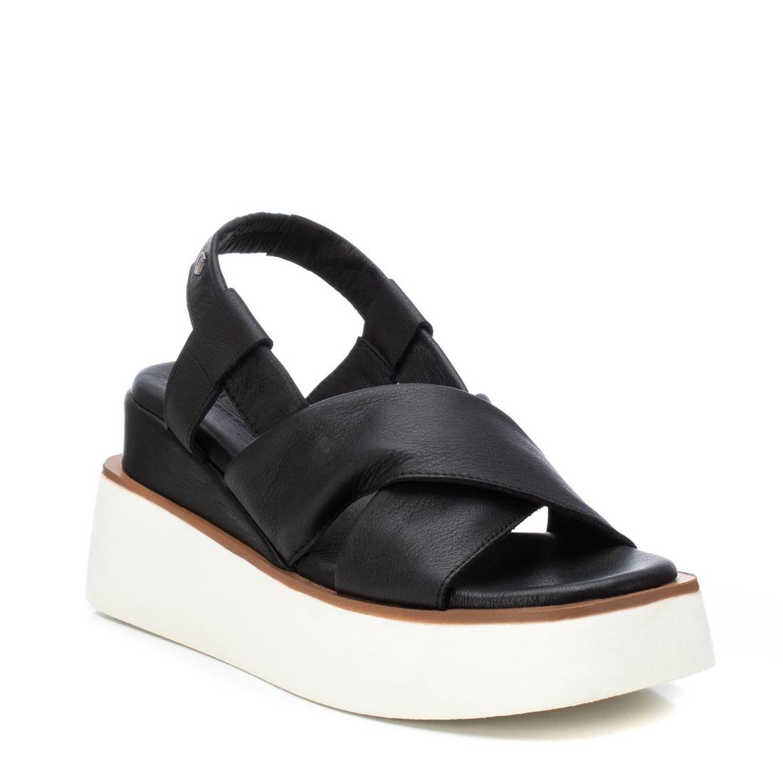 Carmela 16078703 sandales femme noir compense 8 cm