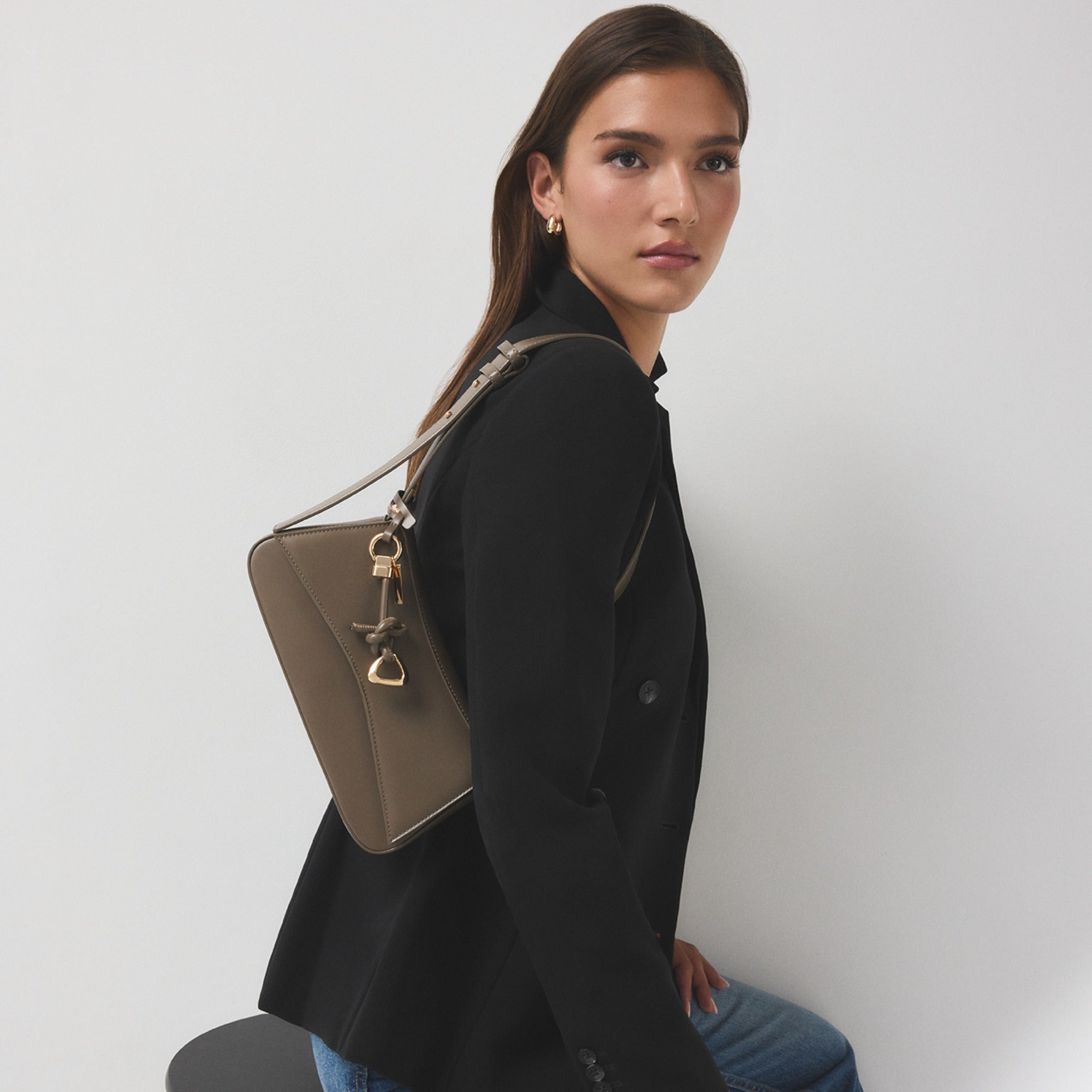ALDO Evenax sac épaule kaki doré